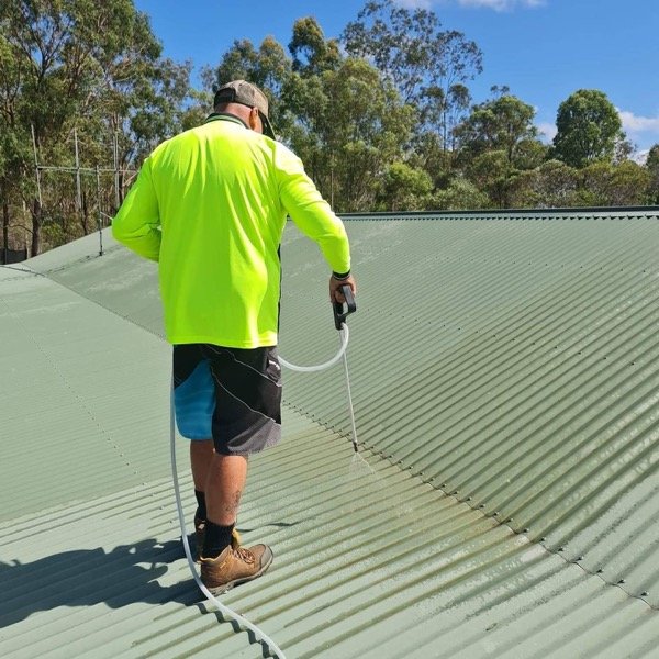 Metal Roof Cleaning - Surface Preparation in Logan